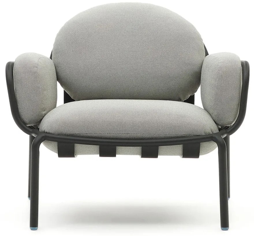 Szürke fém kerti fotel Joncols – Kave Home