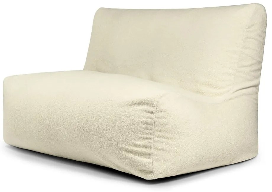 Krémszínű buklé babzsákfotel Sofa Seat Lounge – SLOWDOWN