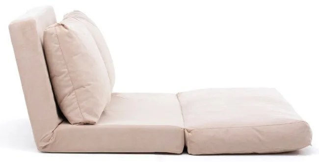 Krémszínű kinyitható kanapé 120 cm Taida – Balcab Home