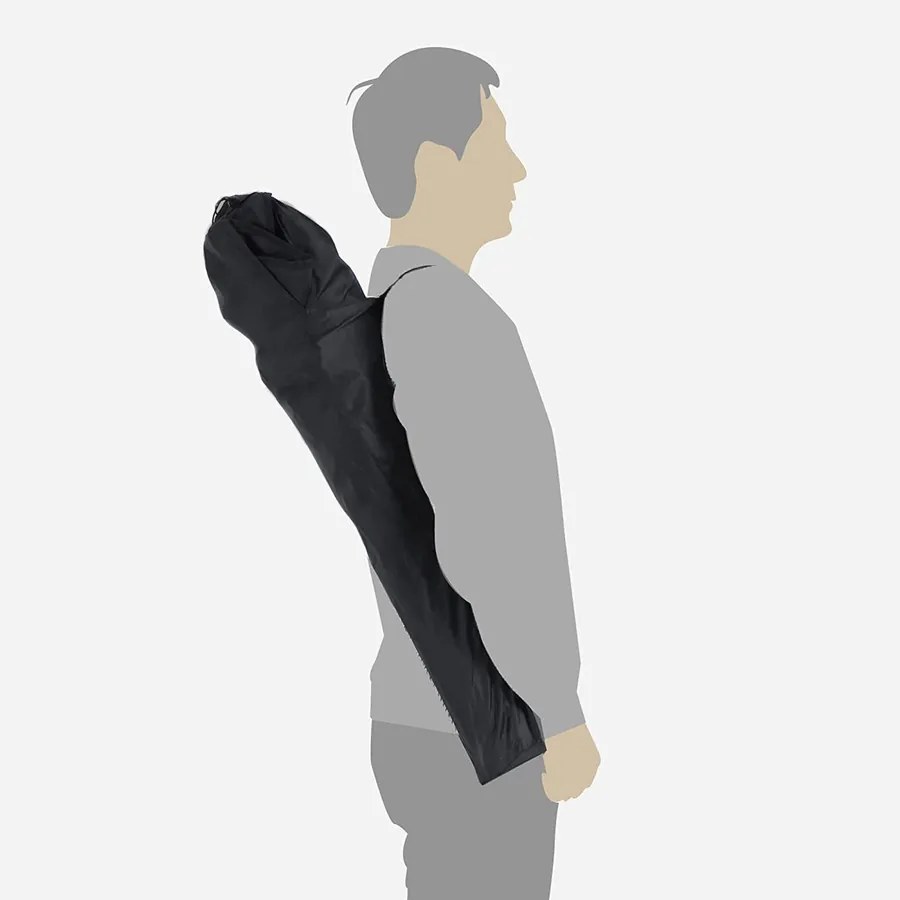 kempingszék összecsukható szék, párnázott ülés palacktartóval, kék