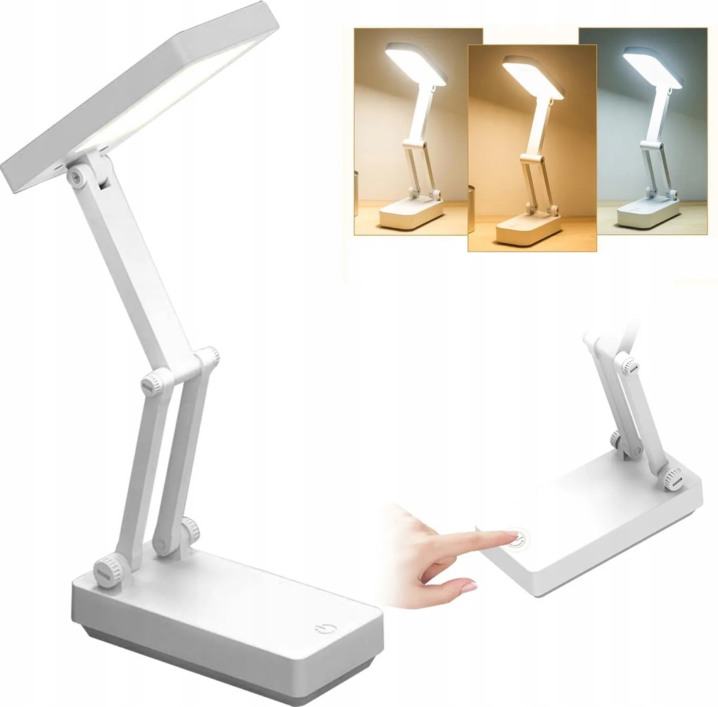 Led asztali lámpa íróasztalhoz vezeték nélküli éjszakai iskolai usb olvasáshoz