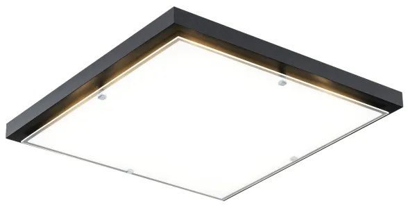 Argon 1826 - Mennyezeti lámpa CARLSON 4xE27/15W/230V 60x60 cm fekete