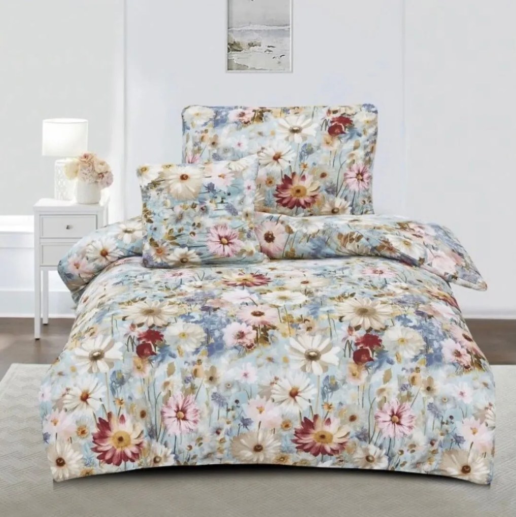 3db mikroszalas ágyneműhuzat Valentína 200x140cm90x70cm tiahome