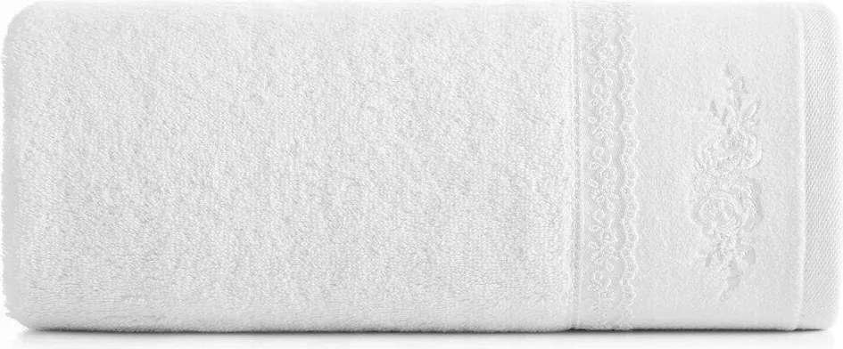 Kéztörlő Natúr Pamut 30X50 CM Fehér Esküvői Ajándék Évforduló