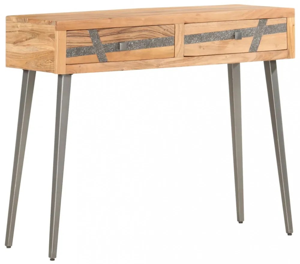 tömör akácfa tálalóasztal 90 x 30 x 75 cm
