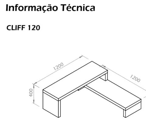 Cliff Walnut fehér variálható asztal - TemaHome