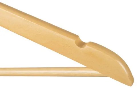 Ruhaakasztó 10db - fa Ruhhy 24492