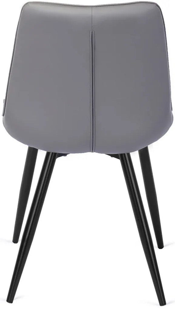 Szürke Eco-bőr Étkezőszék. MONZA