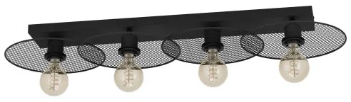 Eglo 43729 - Mennyezeti lámpa IKESTON 4xE27/40W/230V