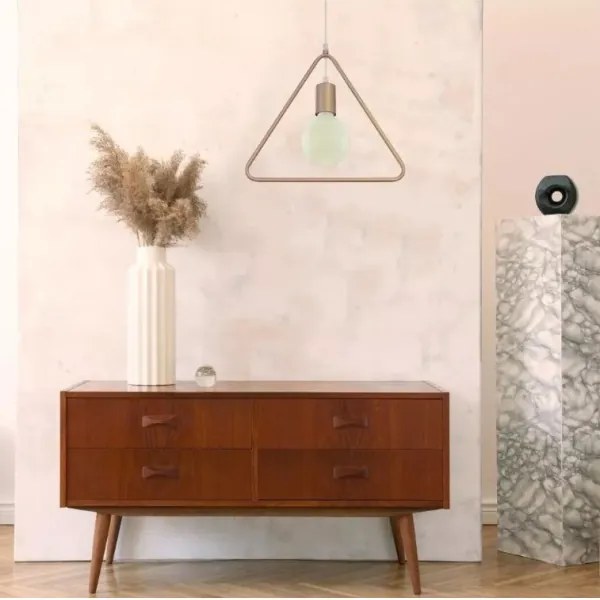 Csillár zsinóron 1xE27/60W/230V háromszög