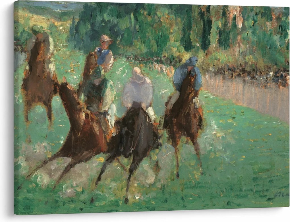 Kép - Edouard Manet, At the Races, reprodukciók (70x50 cm)