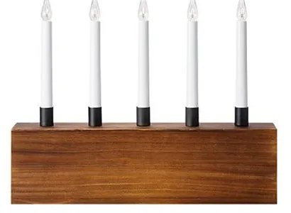 Barna karácsonyi fénydekoráció Albero – Markslöjd