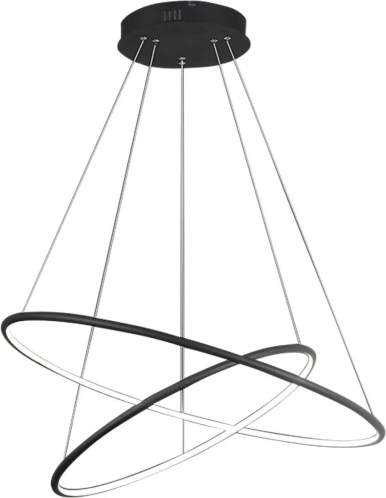 Milagro ORION BLACK ML508 Függőlámpa 2x53W/LED 3710LM