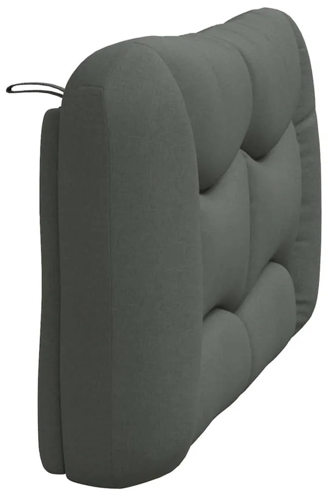 sötétszürke szövet fejtámla párna Hvar 140 cm