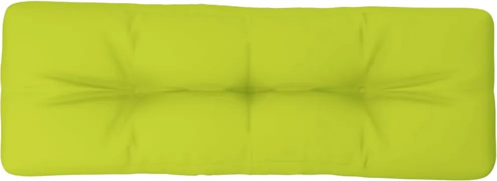 vidaXL élénkzöld szövet raklappárna 120 x 40 x 12 cm