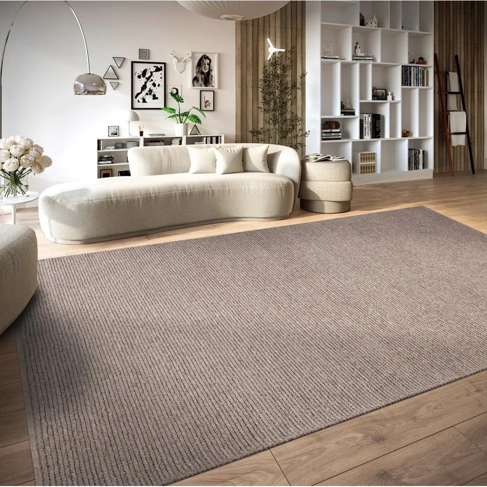 Világosbarna kézi szövésű gyapjú szőnyeg 160x230 cm Francois – Villeroy&amp;Boch