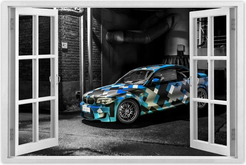 Poszterek 90x60 Türkiz Bmw