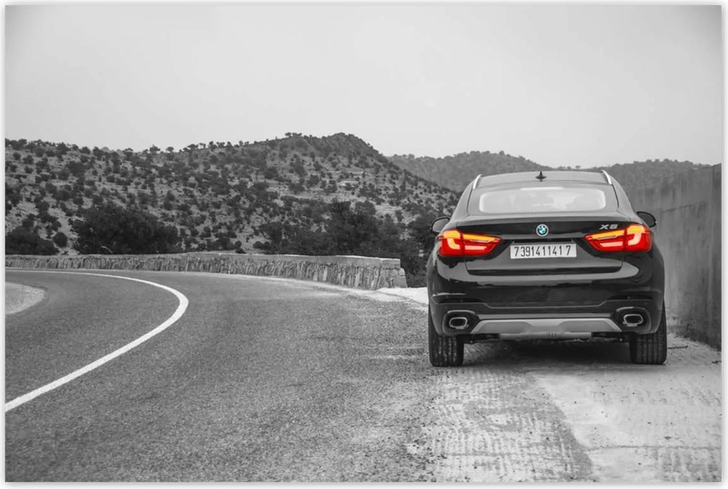 Poszterek 120x80 Bmw fekete X6
