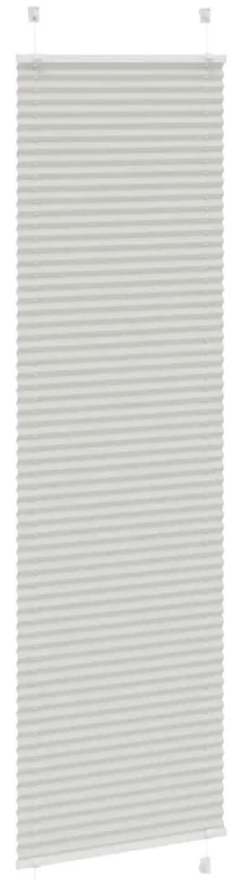 pliszírozott redőny világosszürke 65x200 cm szövetszélesség