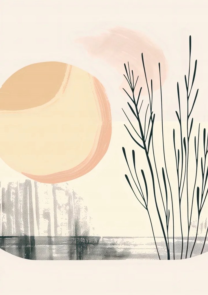 Poszter 59,4x84,1cm Pasztell Kelet