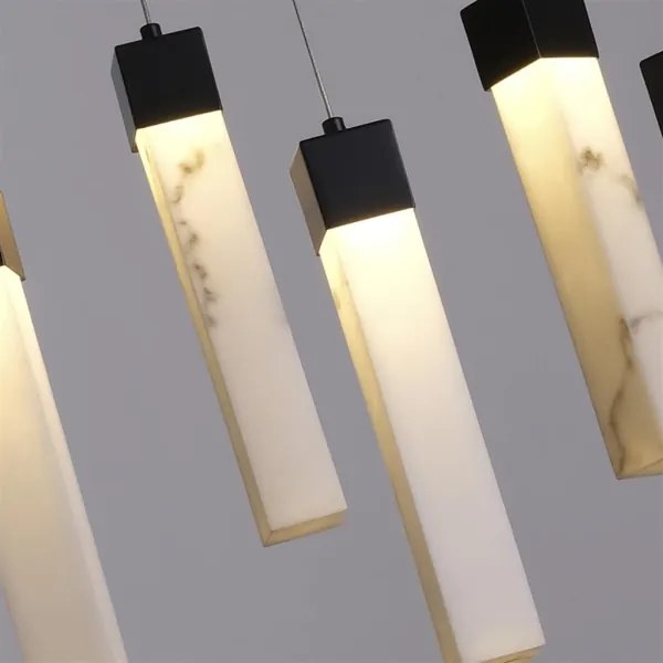 Searchlight 10879-10BK - LED kábeles csillár MOONBEAM LED/56W/230V