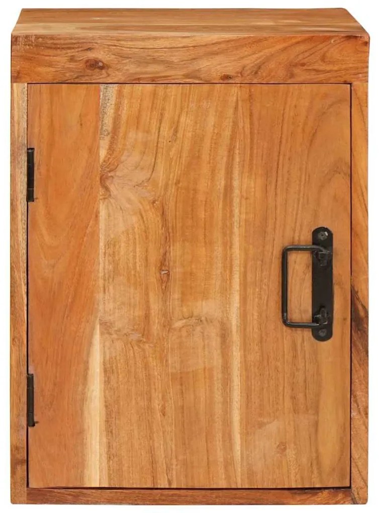 Éjjeli asztal 2 pcs Barna 35 x 33 x 48 cm Tömör Fa Akácia
