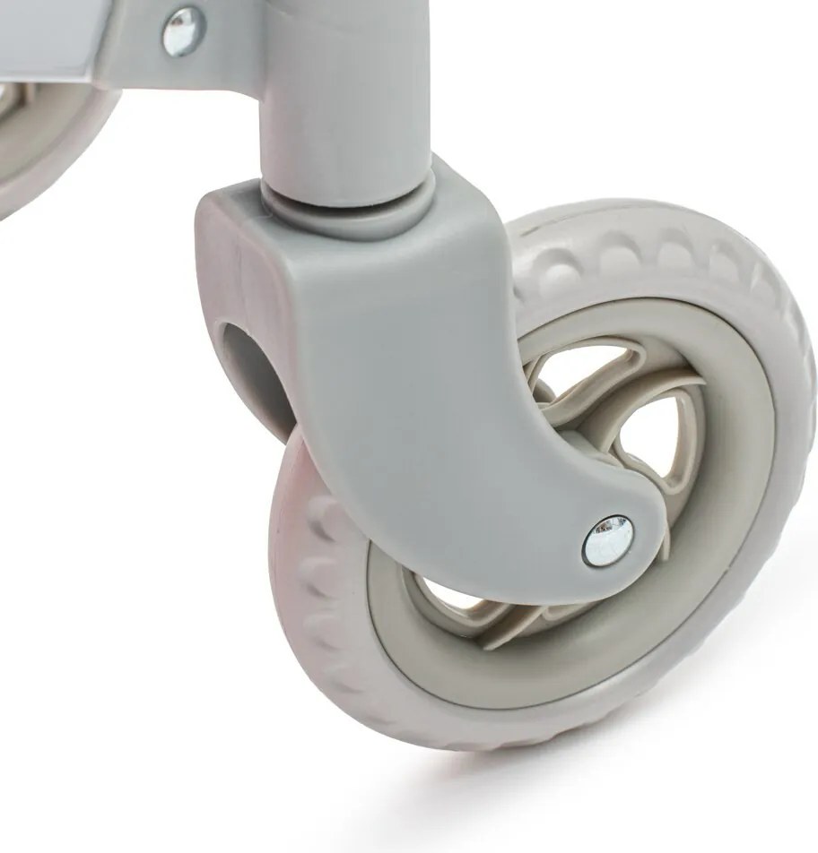 Baby Mix Babakocsi 2 az 1-ben Sophie rózsaszín-szürke, 63,5 x 37 x 63,5 cm