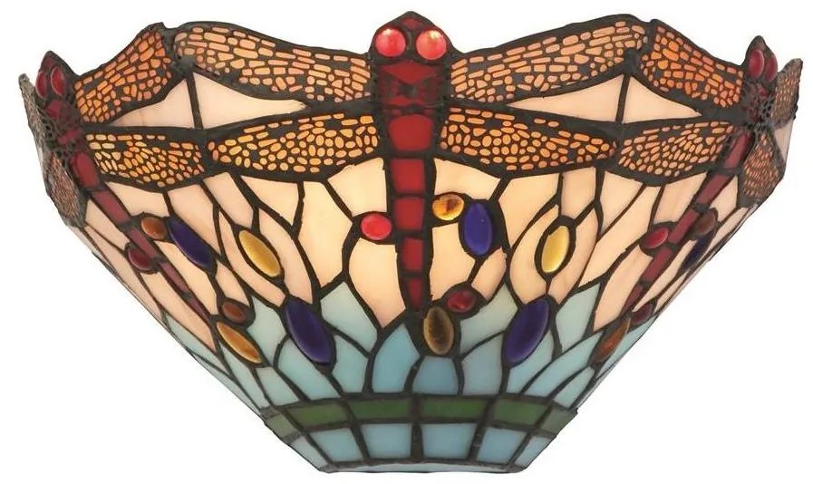 Searchlight 1283-17 - Tiffany fali lámpa SZITAKÖTŐ 1xE14/60W/230V