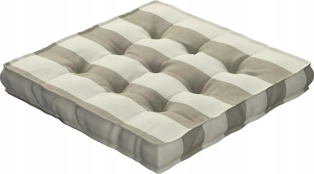 Dekoria Székpárna Kuba bézs-fehér függőleges csíkok