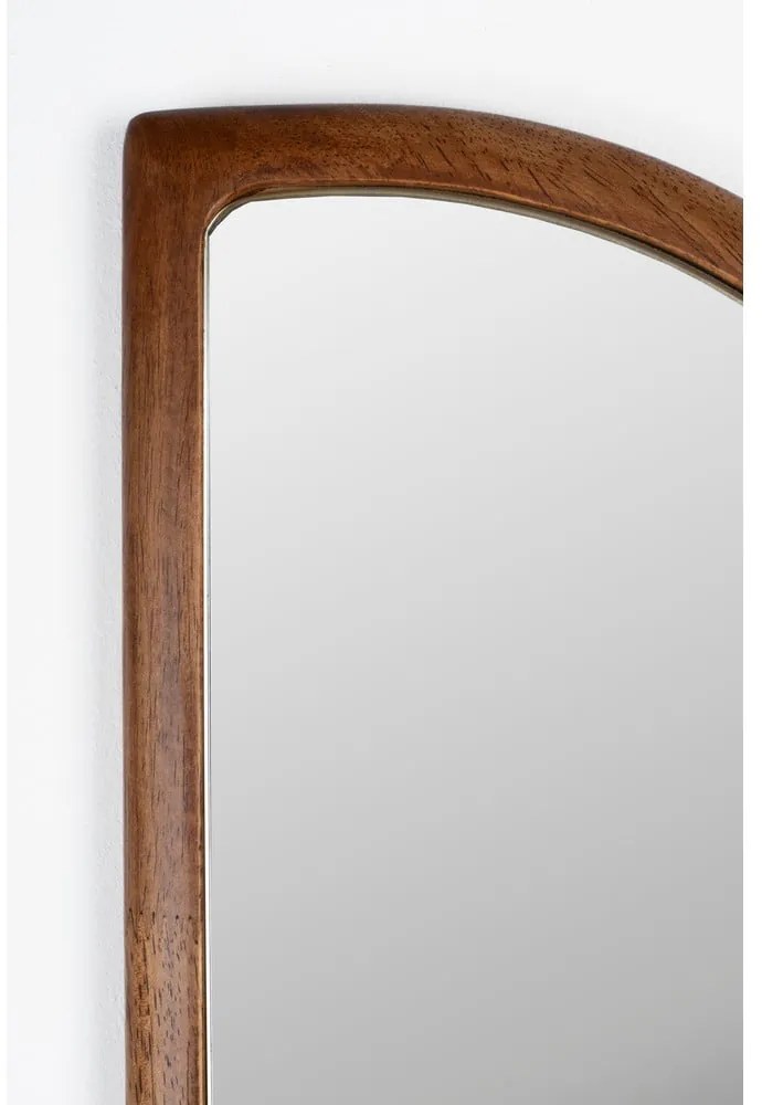 Fali tükör tömörfa kerettel 26x120 cm Nyko – White Label