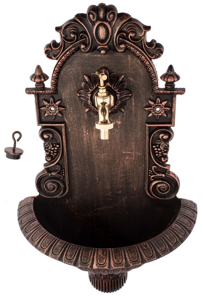 Spiritual alumínium mosdó, 38 x 61 x 19 cm