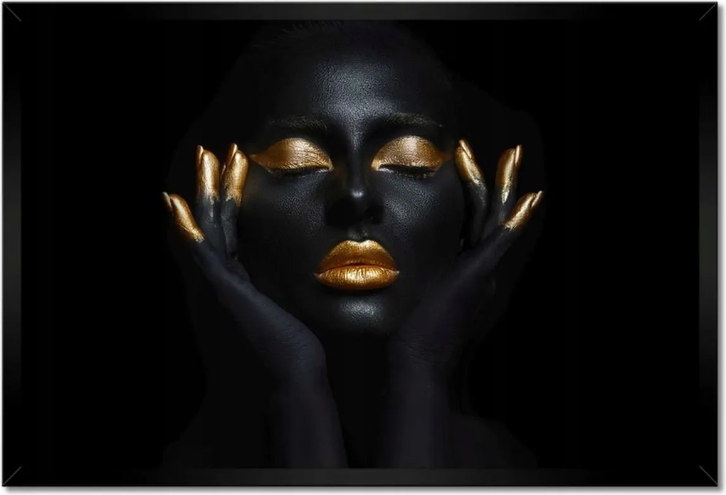 Poszterek keretben 60x40 Arany meditáció