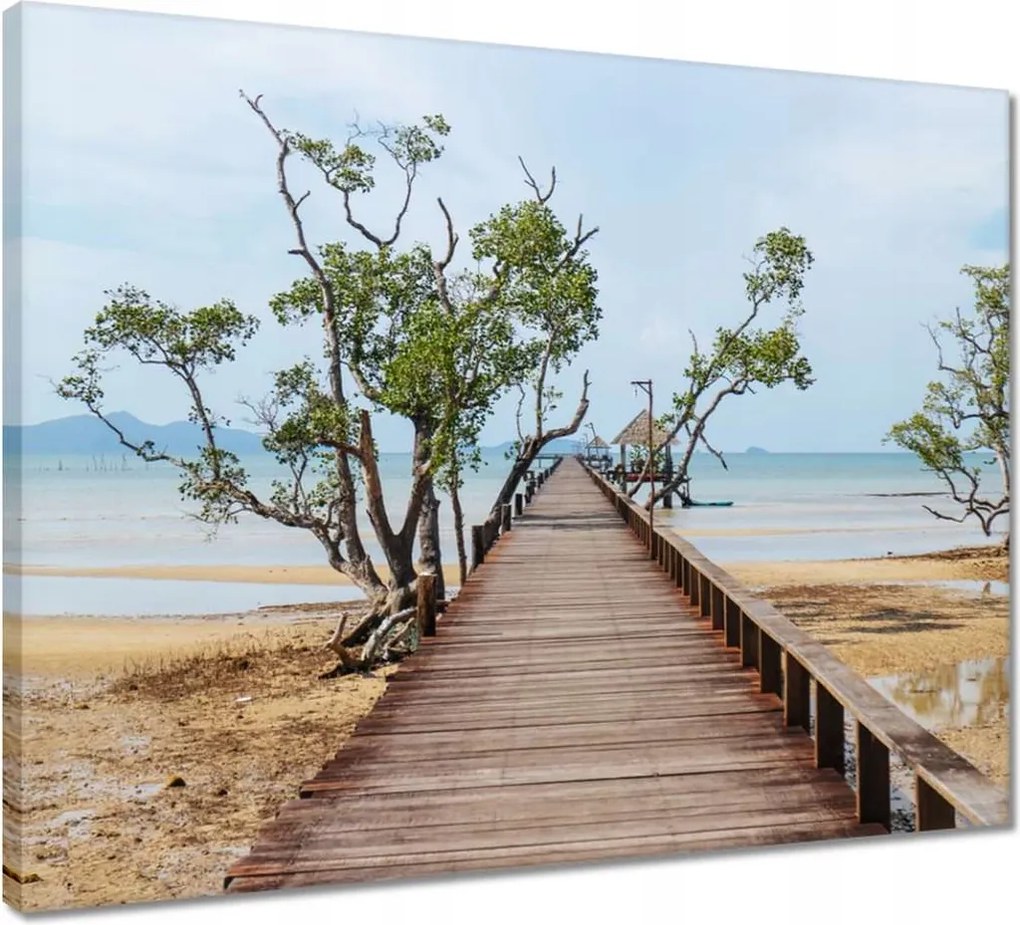 Vászonkép 50x40 Segítség a strandon