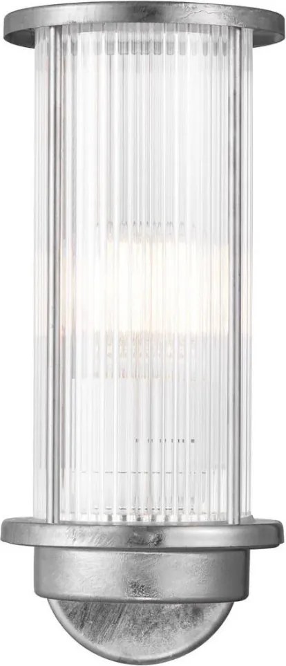 NORDLUX 2218281031 LINTON Modern Kültéri Fali Lámpa Ezüst Horganyzott E27 IP54