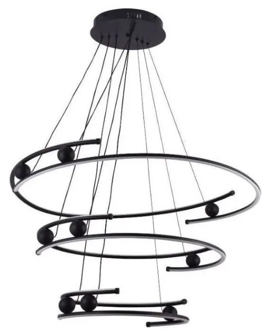 LED állítható fényerejű csillár kábellel LED/170W/230V 3000-6500K + DO