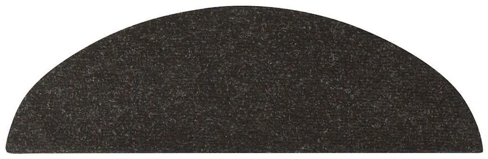 10 db fekete öntapadó lépcsőszőnyeg 56 x 17 x 3 cm