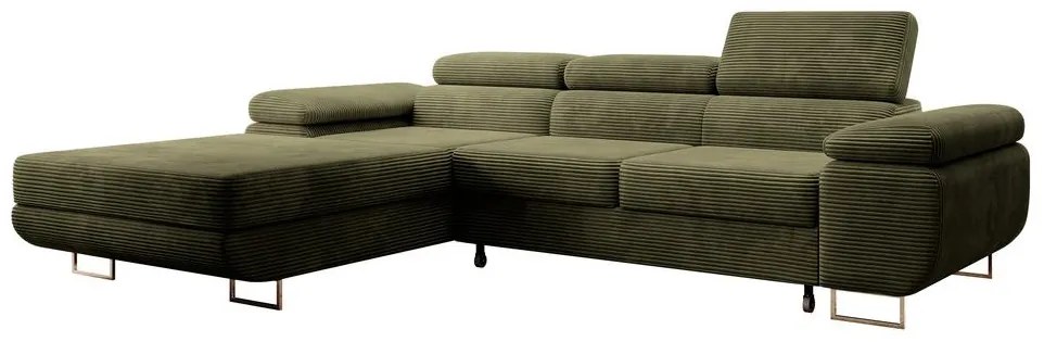 Sarokkanapé Grande (B) (oliva + króm). 1100529