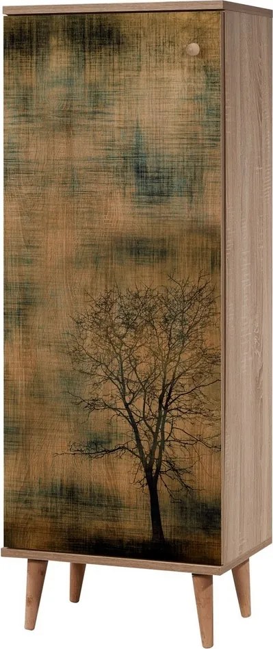 Mega Sonoma Oak Trees cipősszekrény