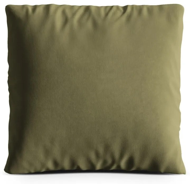 Zöld bársony párna kanapéra Kemi – Cosmopolitan Design