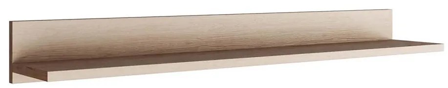 Fali polc BASIC 12x104 cm jackson hickory tölgy