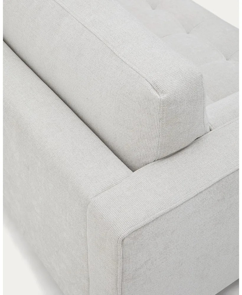 Szürkésbézs zsenília kanapé 222 cm Debra – Kave Home