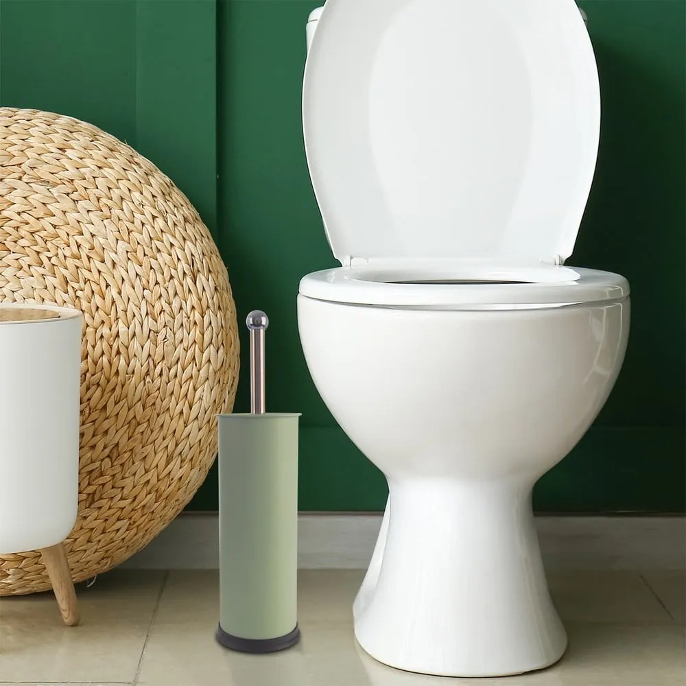 Világoszöld fém WC-kefe Greenish – Orion