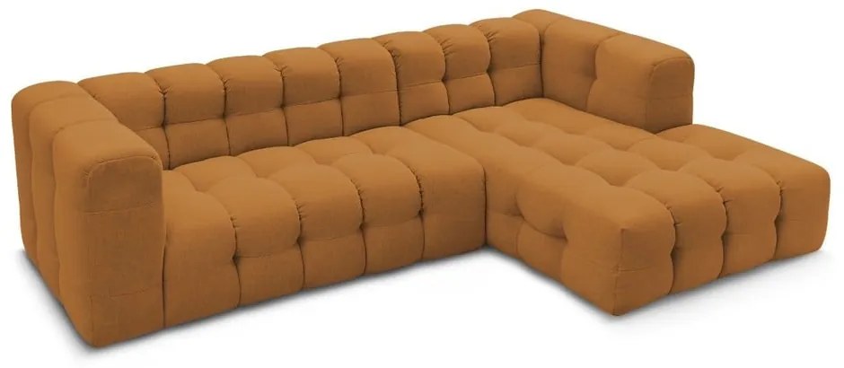 Okkersárga sarokkanapé (jobb oldali) Cloud – Bobochic Paris