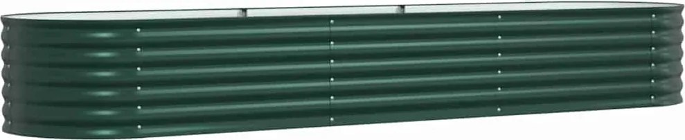 vidaXL Emelt Ágy Zöld 320 x 80 x 44 cm Acél