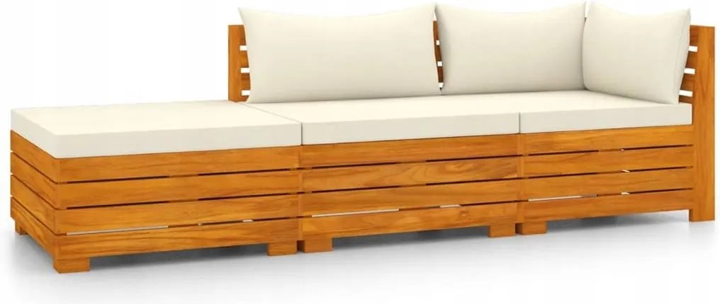 Akácfa Kerti Kanapé Párnákkal Kényelmes Pihenés