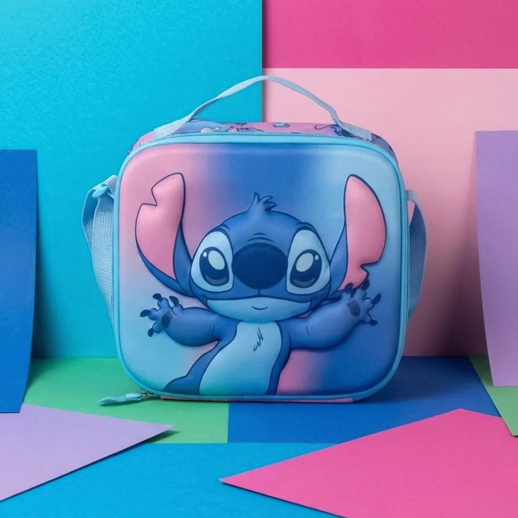 Disney Lilo és Stitch, A csillagkutya Galaxy 3D thermo uzsonnás táska 26 cm