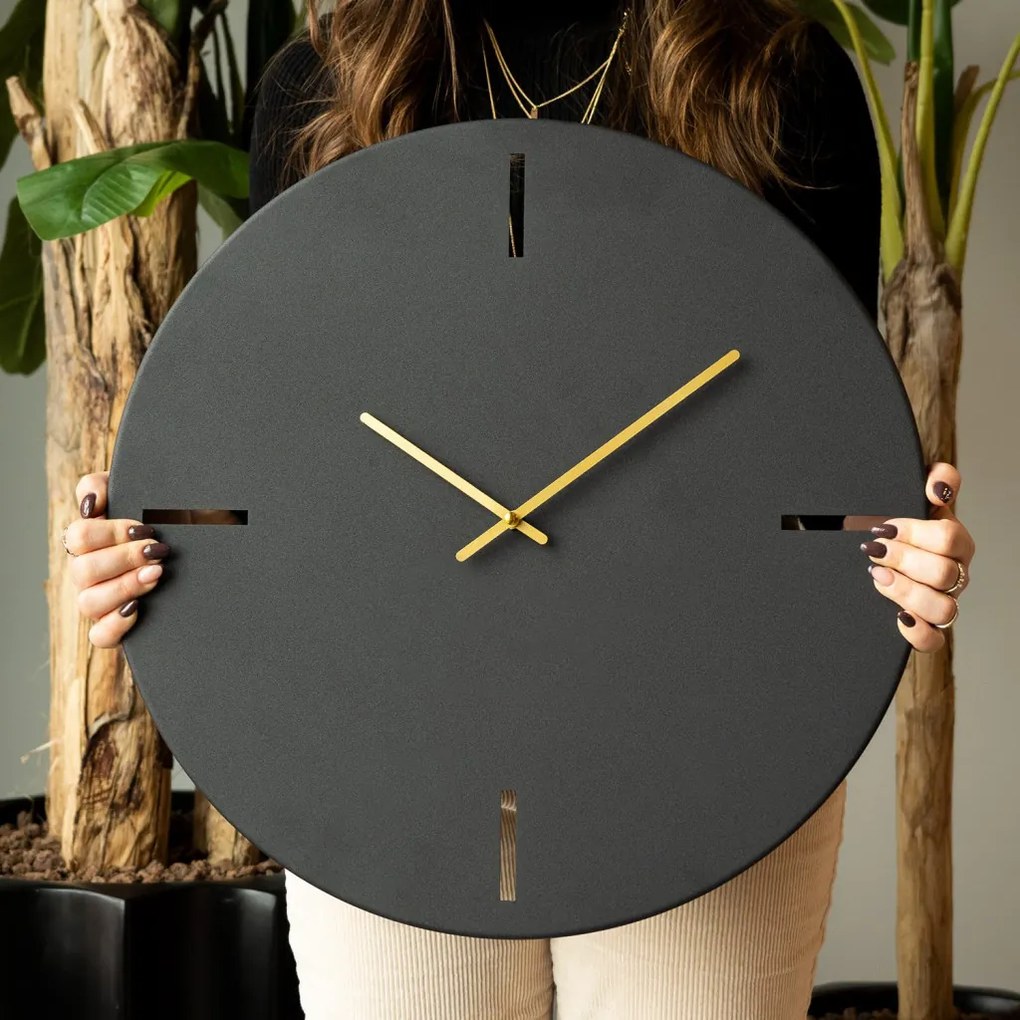 Timeless fém falióra, 48×48 cm