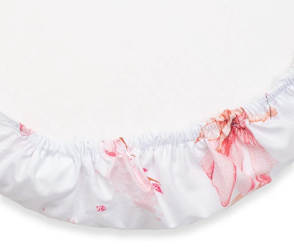 Pamut babakocsihoz való lepedő pamut New Baby Tündér 35x75cm