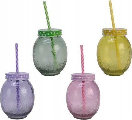 Üveg tároló vizes kupakkal limonádé ital praktikus és stílusos