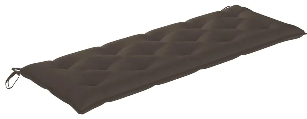 vidaXL tömör tíkfa rakásolható kerti pad párnával 159 cm